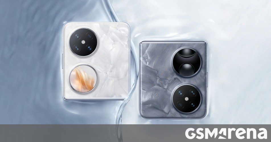 Huawei Pocket 2 announced: the first flip foldable with four external cameras