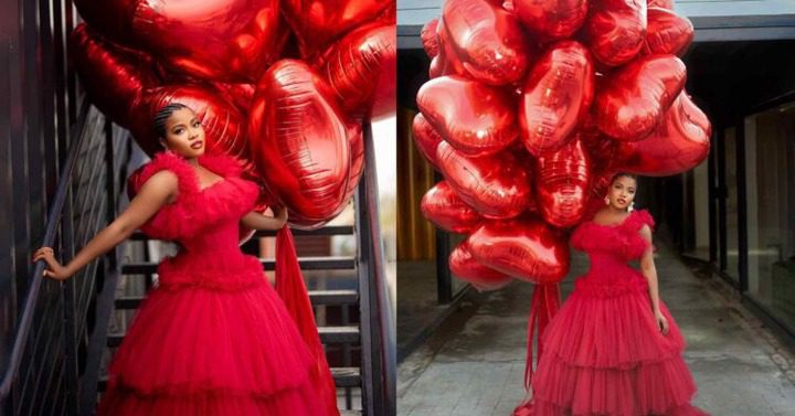“For this economy?” – Veekee James stirs reactions as she discloses cost of balloons she used to mark 1M followers