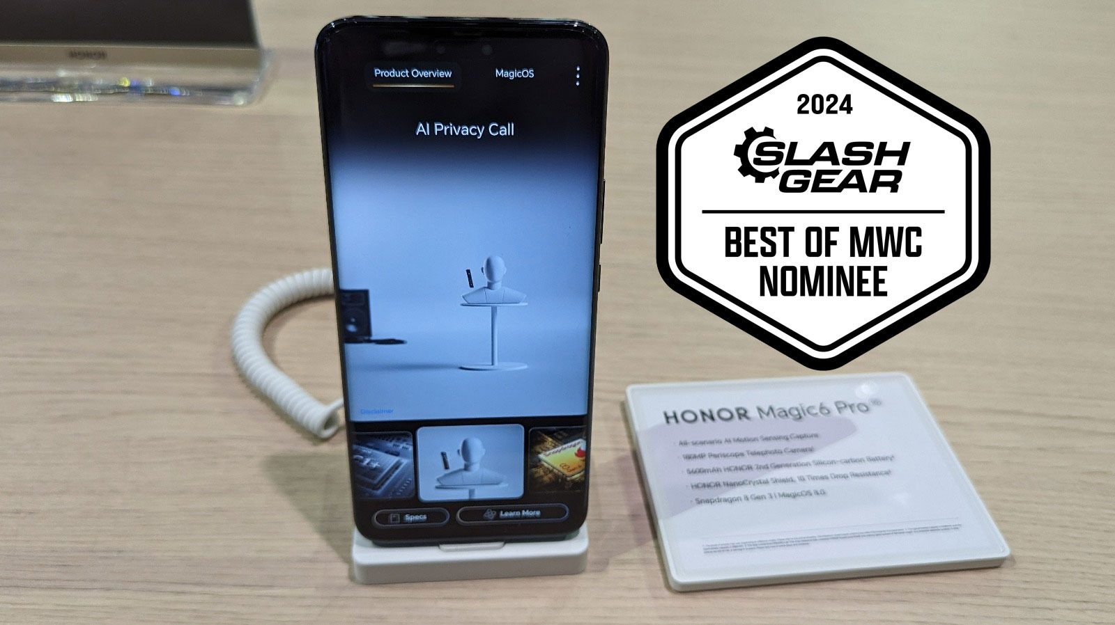 Best Of MWC 2024 Nominee: HONOR Magic6 Pro