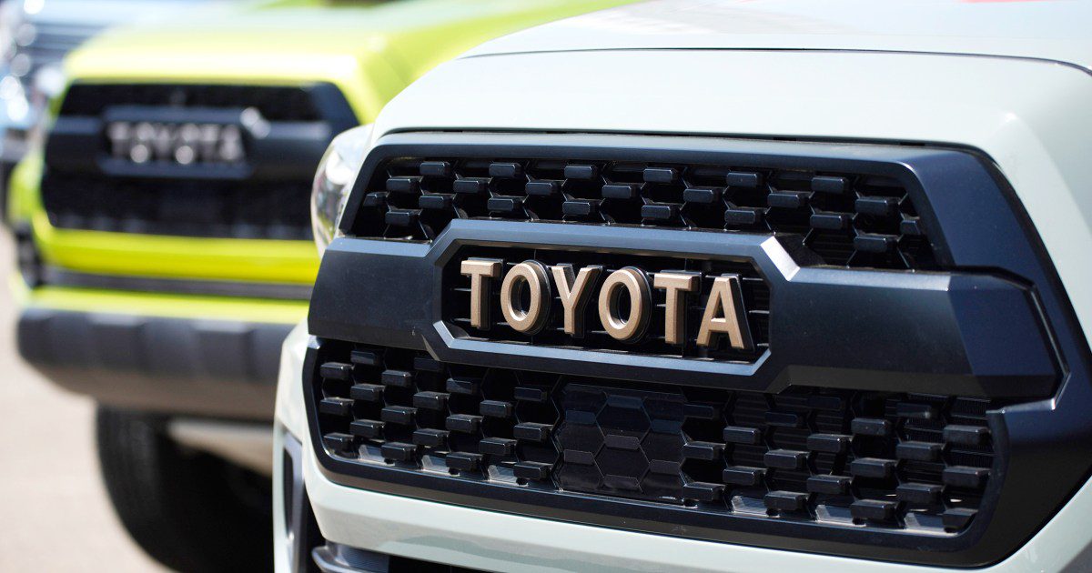 Toyota recalling 381,000 Tacoma pickups because parts can fall off rear axles