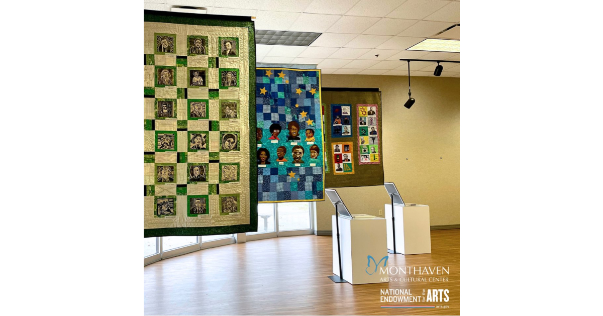 Monthaven Arts and Cultural Center Receives a $30K Grant from the National Endowment for the Arts to Tour Its Black History Quilting Exhibition