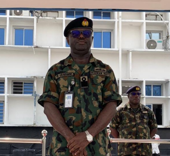 Commodore Vincent Gbaranwi Bids Commander NNS VICTORY Farewell