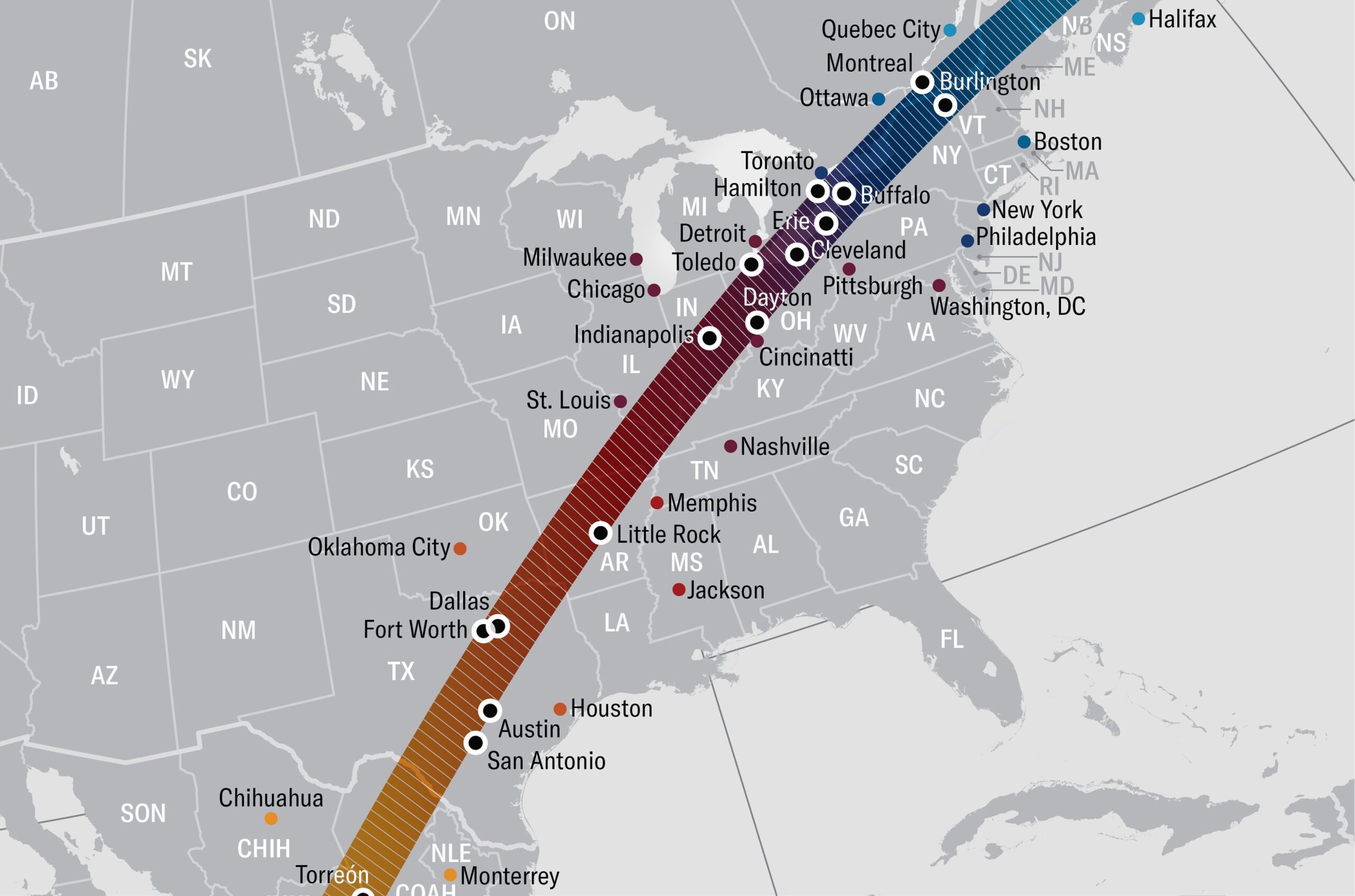 Here Are the Best Places to View the 2024 Total Solar Eclipse