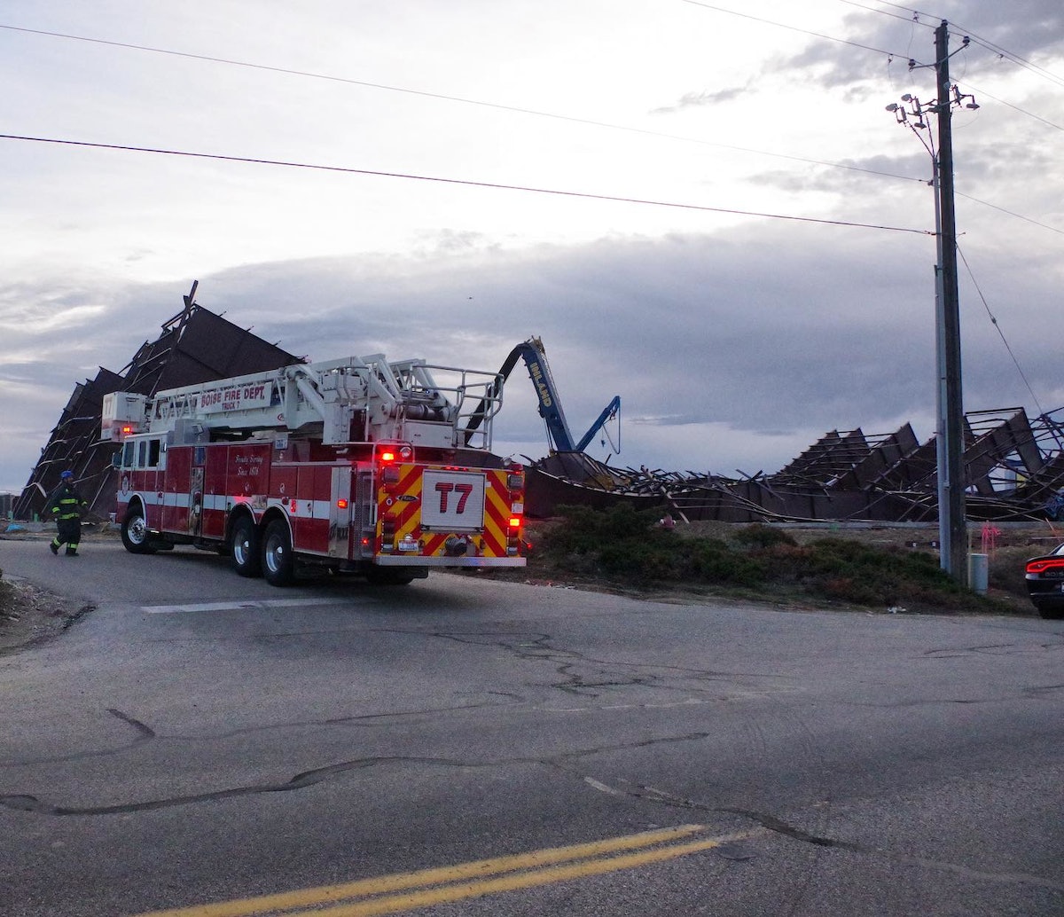 3 Killed, 9 Injured on Construction Site When Hangar Collapses