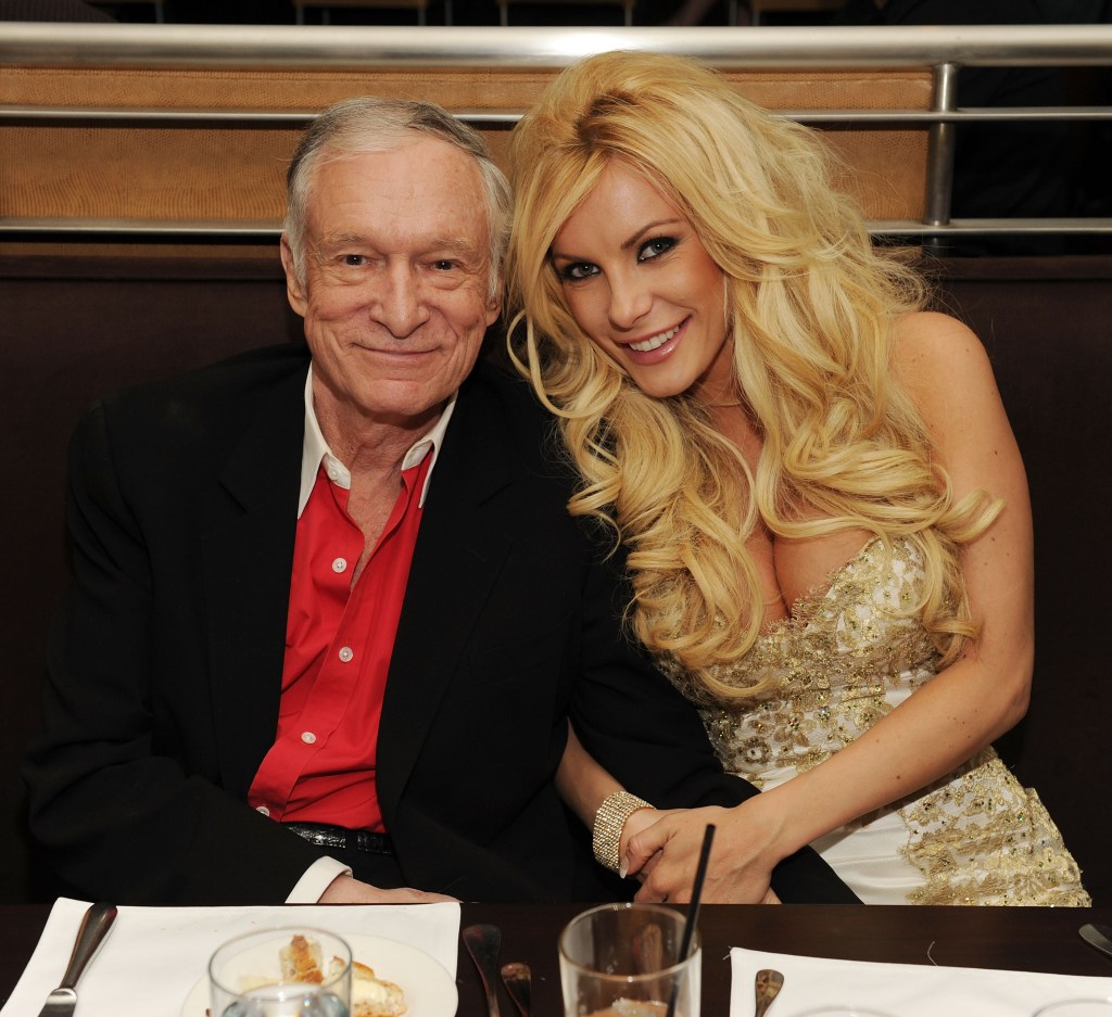 Hugh Hefner’s widow Crystal claims he wanted her to ‘stay skinny and have big fake boobs’