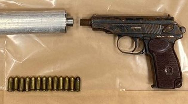 Gardaí seize handgun and silencer in organised crime investigation