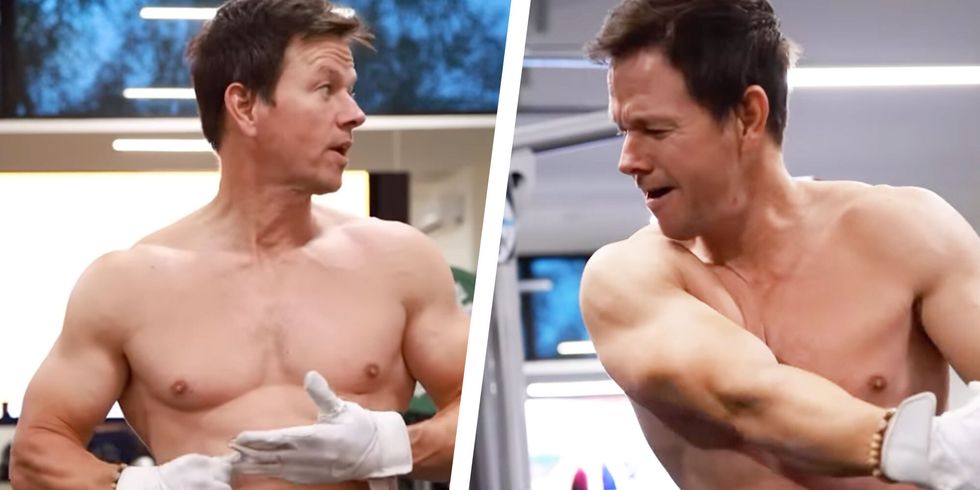 Watch Mark Wahlberg Hit an Upper Body Workout Hard