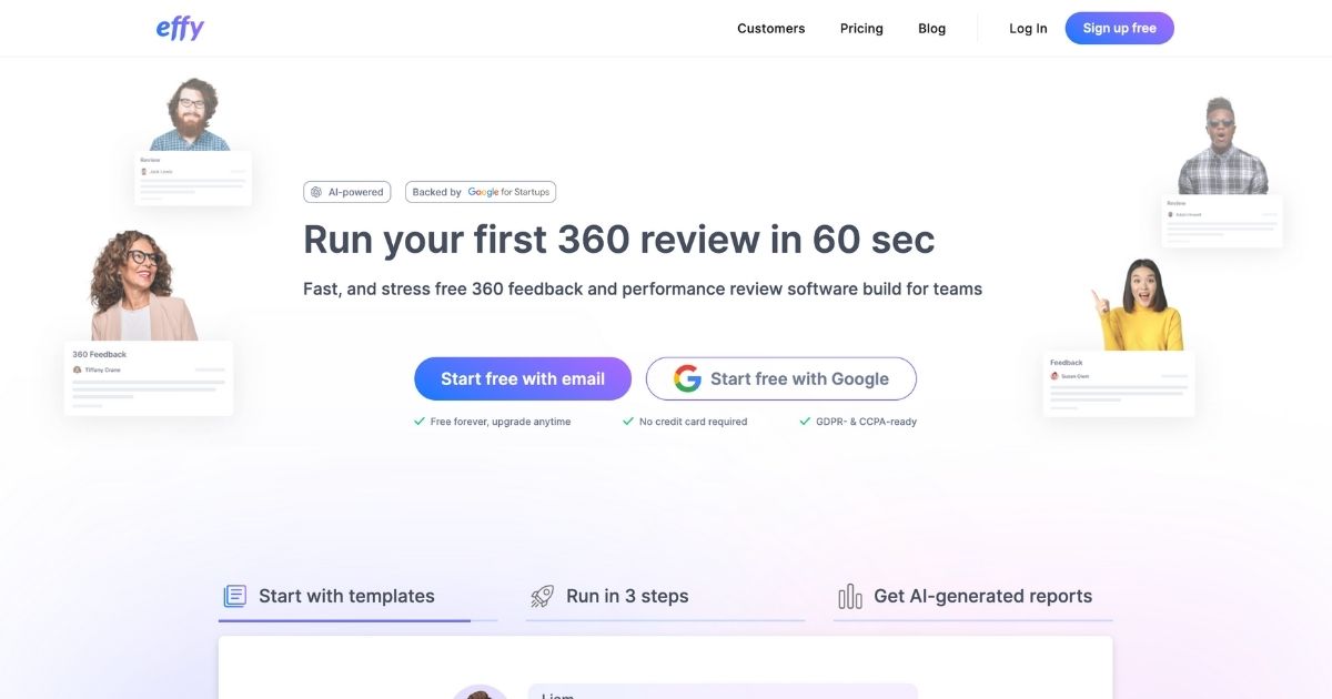 Effy: Revolutionize your performance reviews with AI-powered software