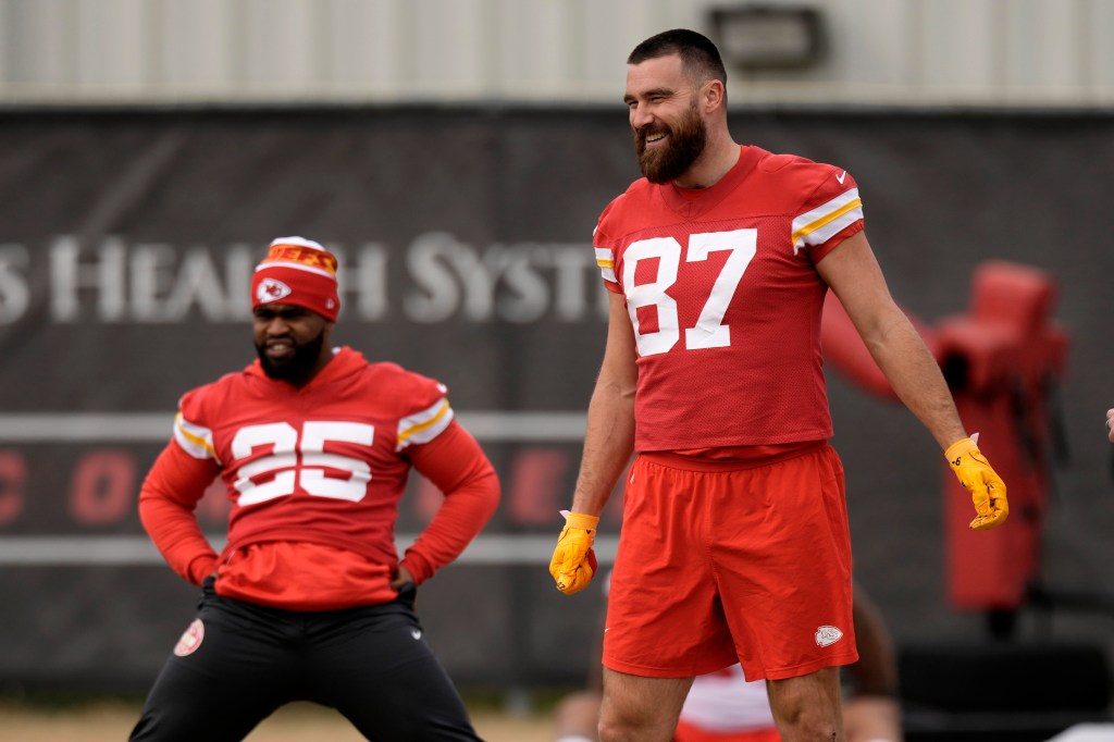 Travis Kelce reacts to ‘unbelievable’ Taylor Swift’s historic Grammy wins at pre-Super Bowl event