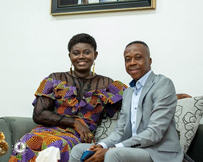 No Matter How Rich or Powerful A Man Is, He Cannot Snatch My Wife – Afua Asantewaa’s Husband Fires