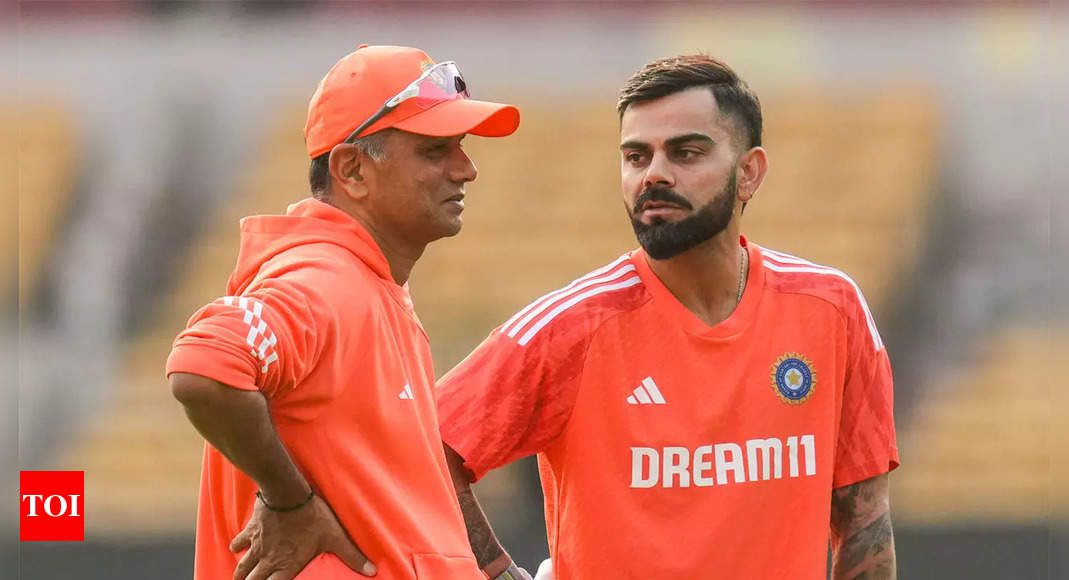 ‘I think it’s best to ask selectors’: Rahul Dravid remains non-committal on Virat Kohli’s comeback