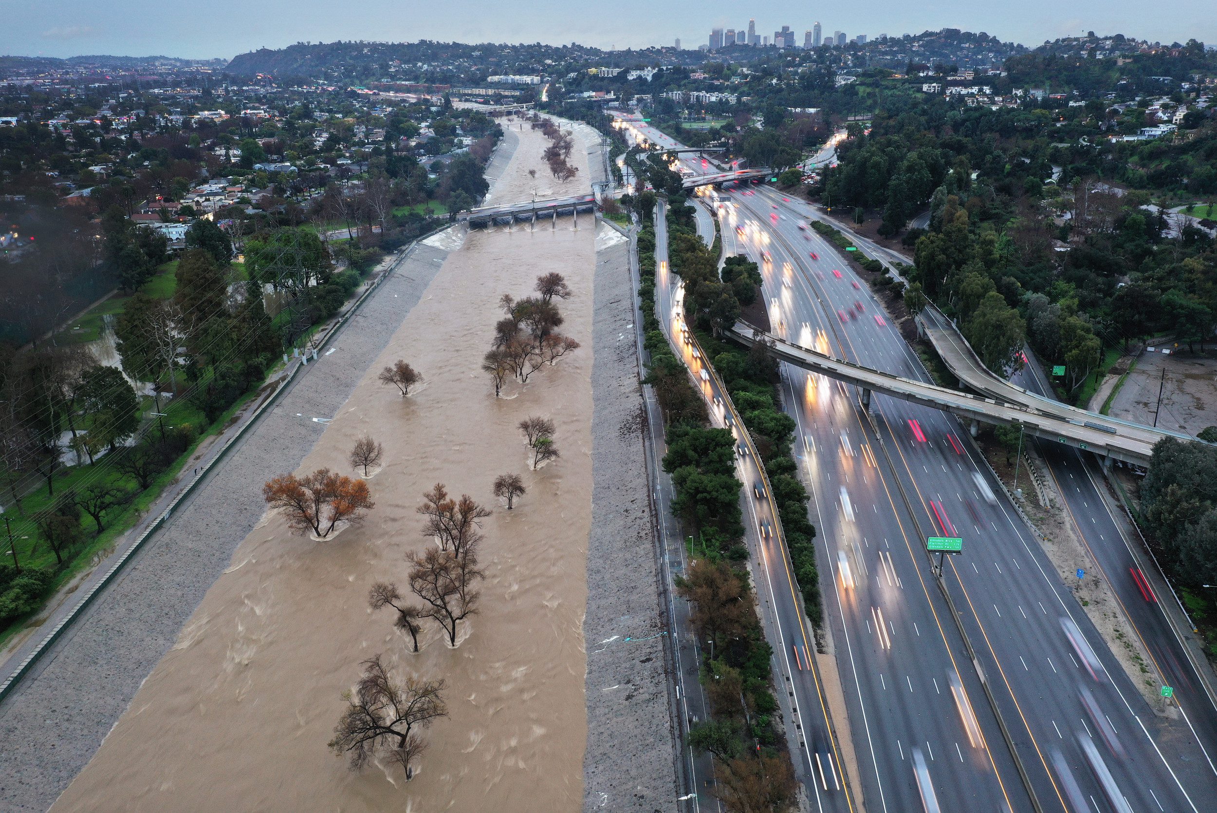 Dozens of People, Dogs Pulled from California River Amid Deadly Storm