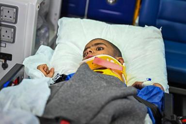 UAE welcomes 10th group of wounded Palestinian children, cancer patients