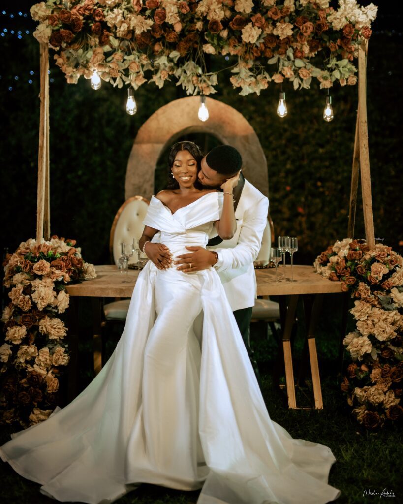 Ife & Kunle’s Garden-Themed White Wedding Is a Whimsical Tale of Beautiful Beginnings!