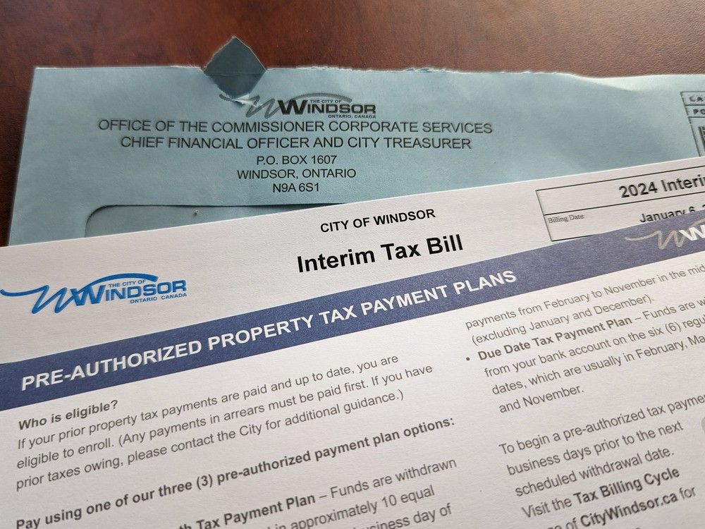 Windsor residents should have received tax bills by now