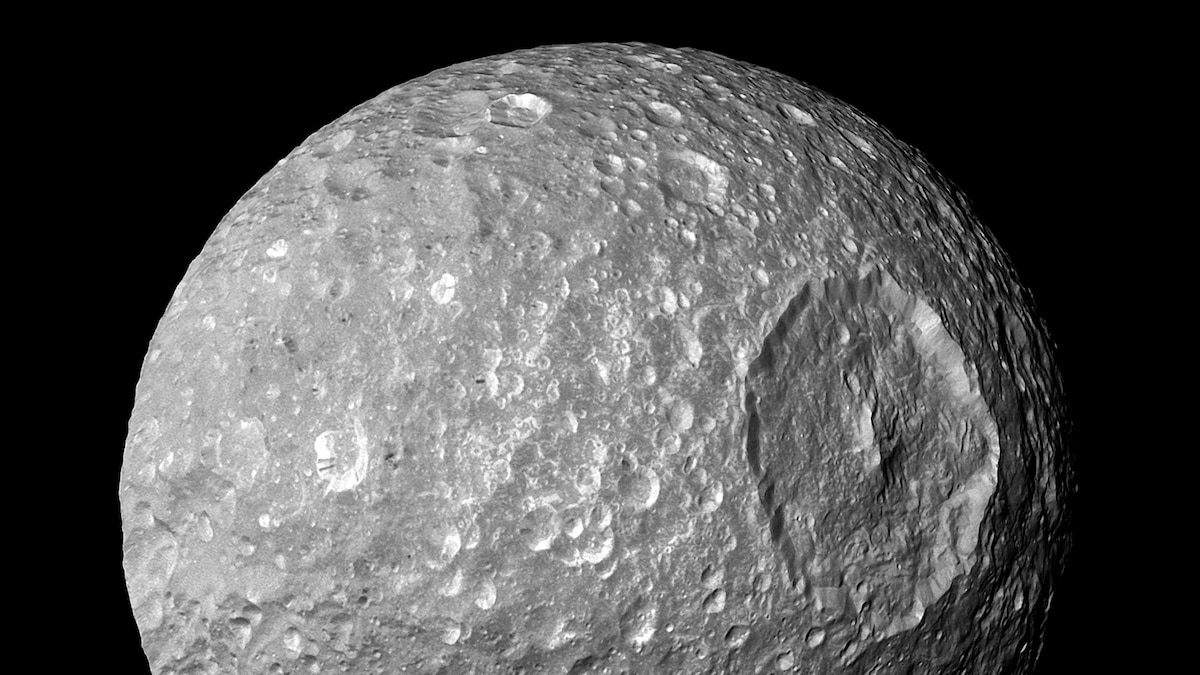 Saturn’s ‘Death Star’ moon was hiding a secret: an underground ocean