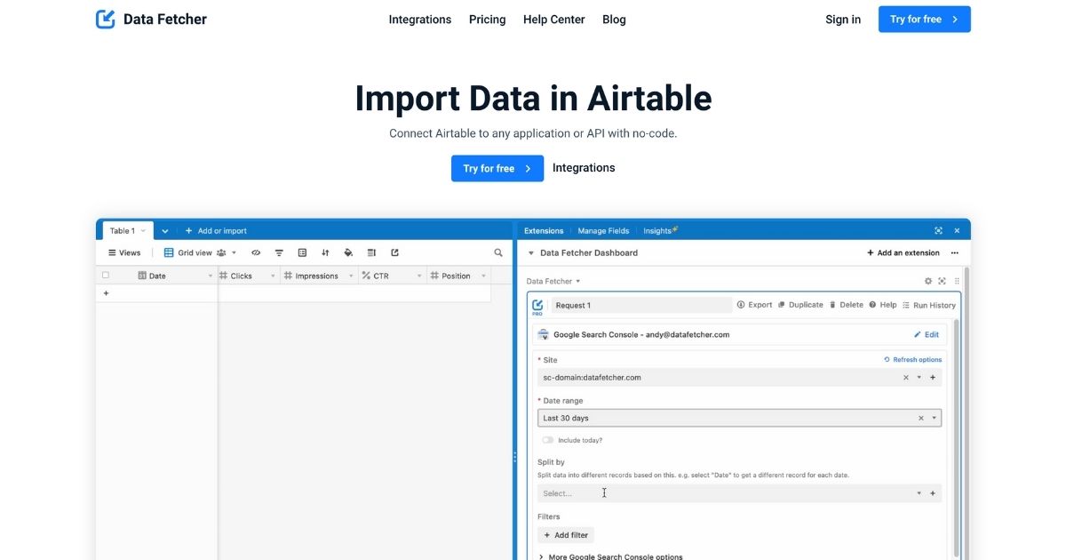 DataFetcher: Import, connect, and transform data with ease