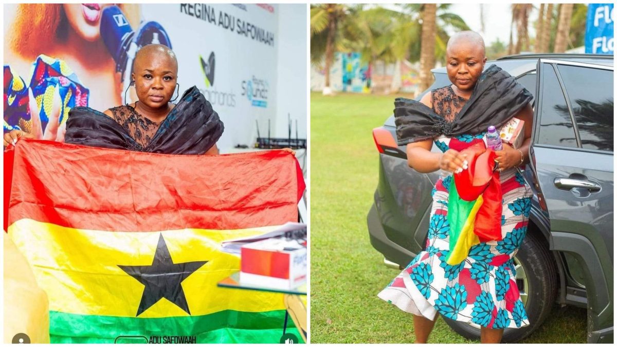 Are You Doing Widowhood Rites Or Speech-a-thon? Ghanaians React To Adu Safowaa’s Looks For Her 6 Days Speech-A-Thon