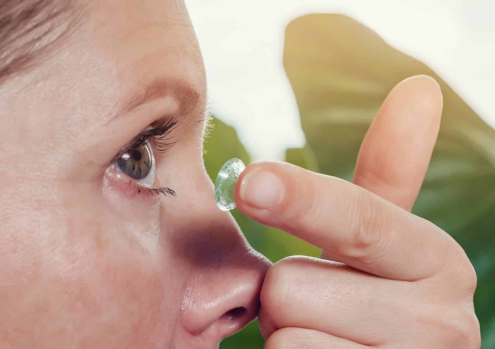 Contact lens eye infection can be curable by tree compound