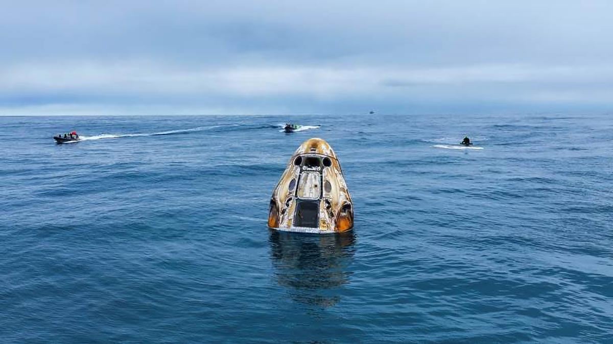 Ax-3 Splashdown! Astronauts From Third Private Mission to Space Station Return to Earth