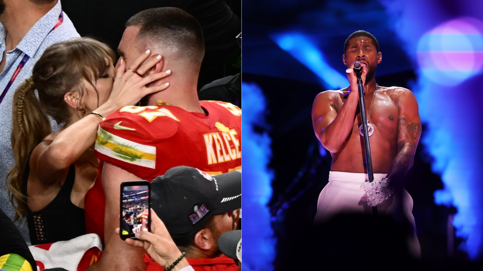 Usher’s star-studded halftime, Chiefs win, Taylor Swift’s reaction, more of the biggest moments from Super Bowl LVIII