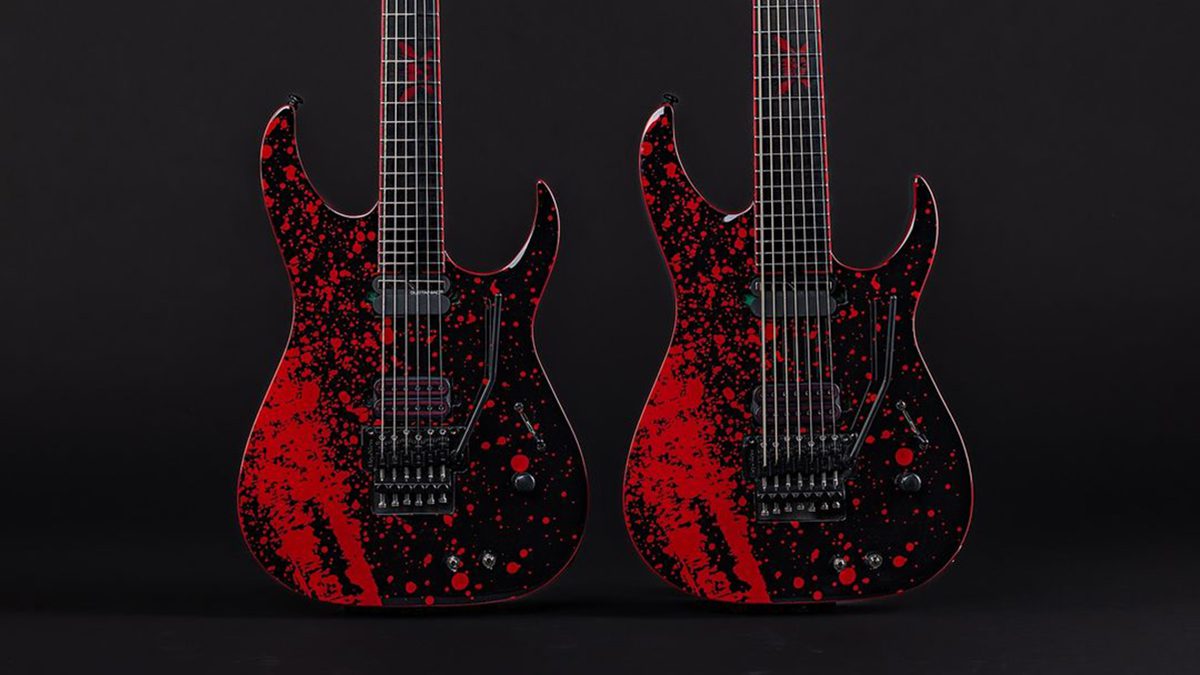 “Strikingly sleek and aggressive”: Schecter bestows genre-bending guitarist Sullivan King with two grisly blood-splatter signature models