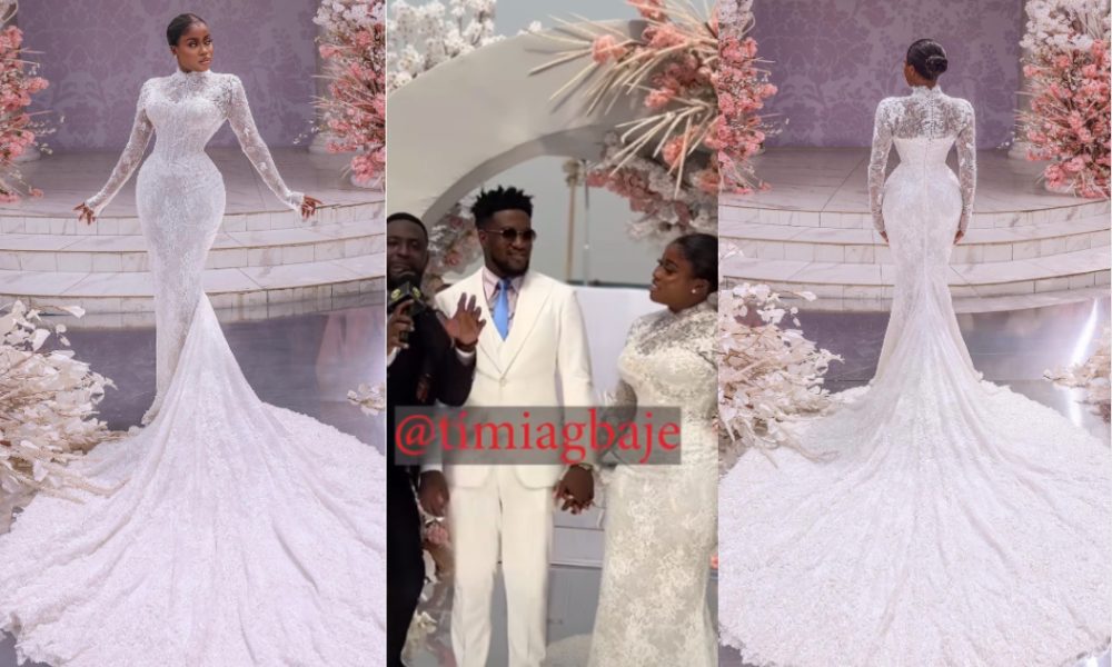 ‘It is mere hype’: Netizens react to Veekee James charging $30k for wedding dress