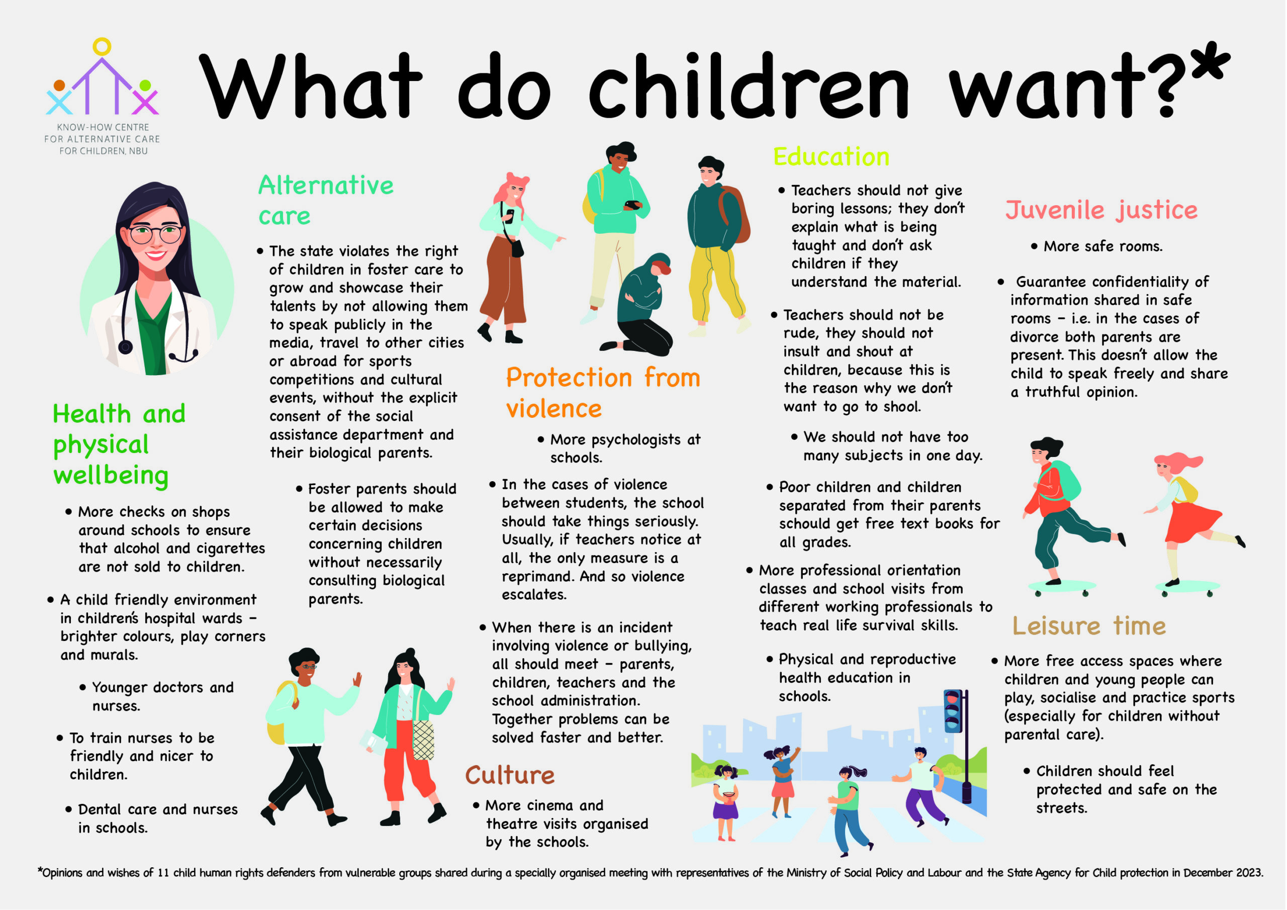 What do vulnerable children in Bulgaria demand from the state?