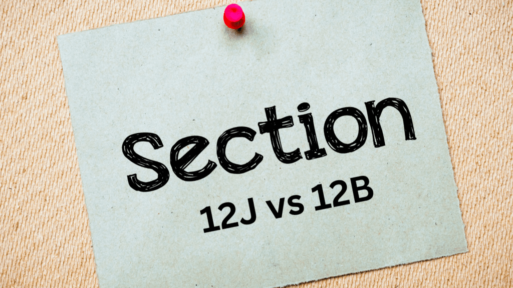 Section 12J vs Section 12B tax deductible investments