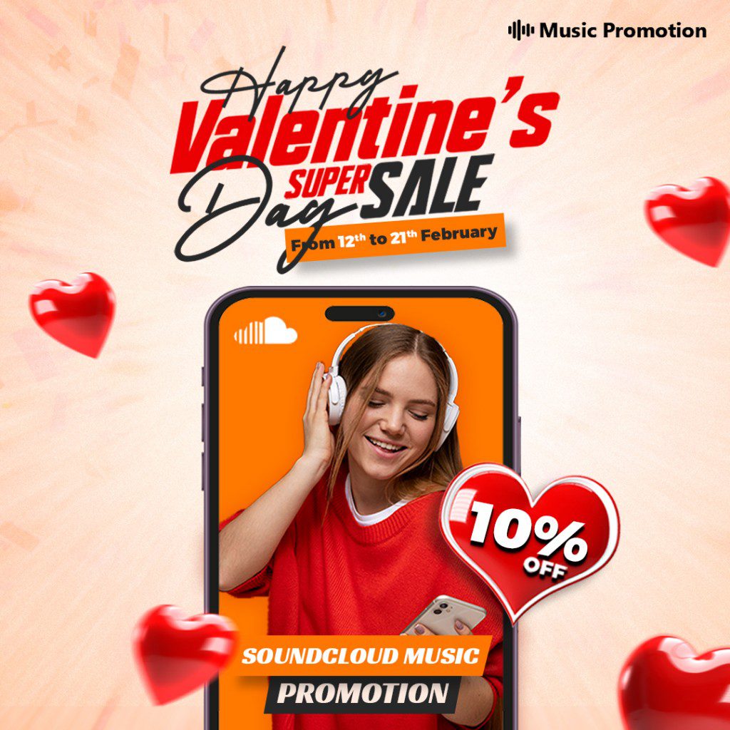 Find More Listeners this Valentine’s Day with a Special Discount Offer by Music Promotion Club