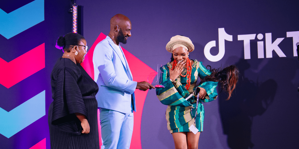 Nigerian Content Creators Triumphat TikTok Top Creator Awards