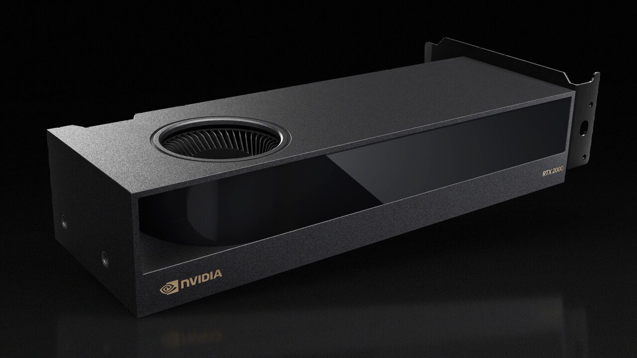 Nvidia RTX 2000 Ada combines the smallest GeForce RTX 4000 GPU with 16 GB VRAM and 70W TGP