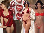 Happy Valentine’s Day from Hollywood! Jennifer Lopez, Kourtney Kardashian and Kendall Jenner post steamy photos while sending love to fans