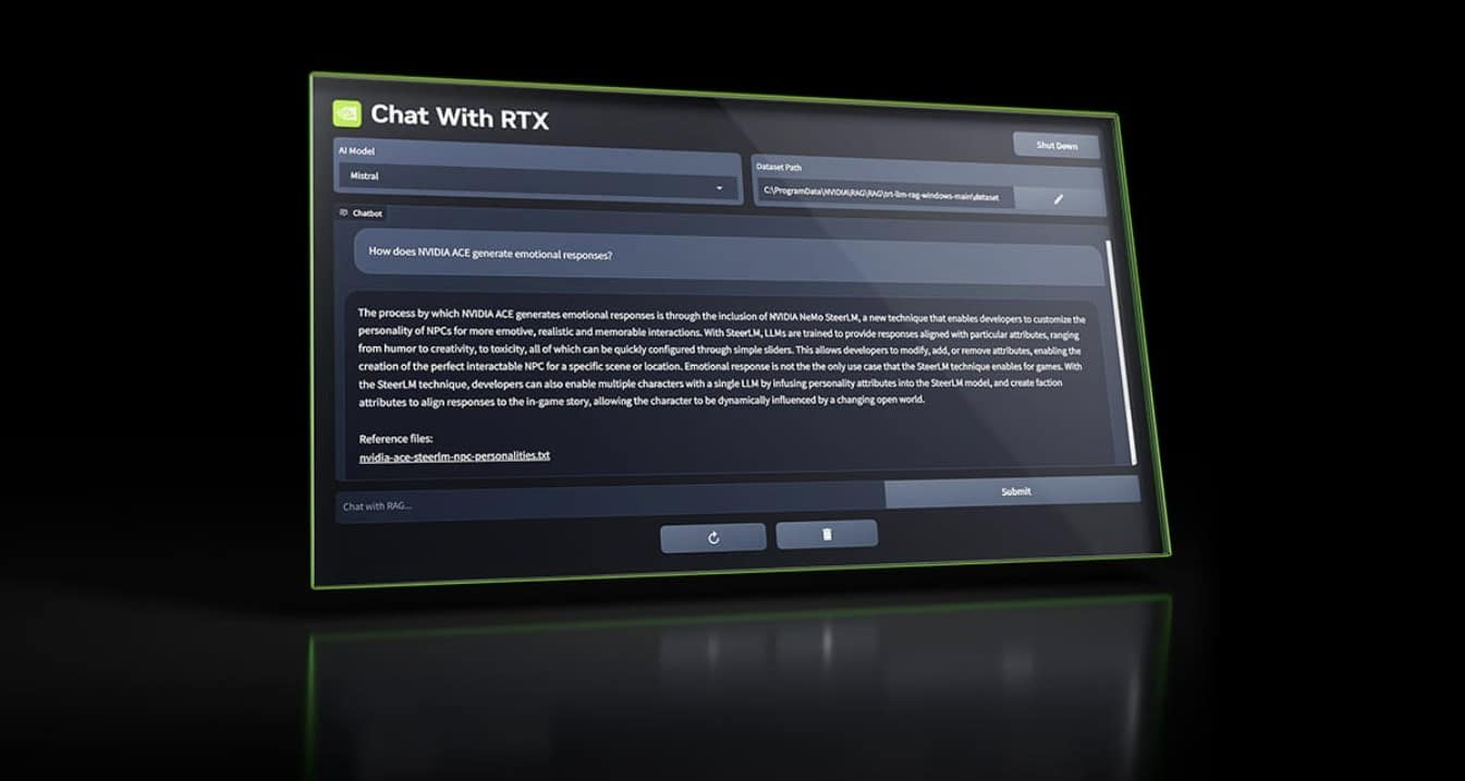 Nvidia Brings Generative AI Chatbot, Chat With RTX, To Windows PC 