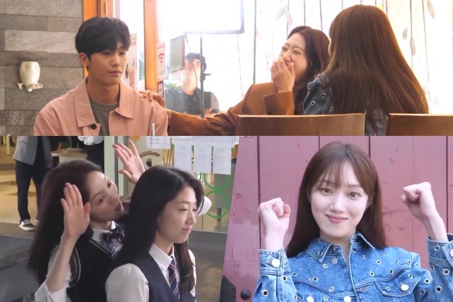 Watch: Lee Sung Kyung Hilariously Banters With Park Shin Hye And Park Hyung Sik On Set Of “Doctor Slump”