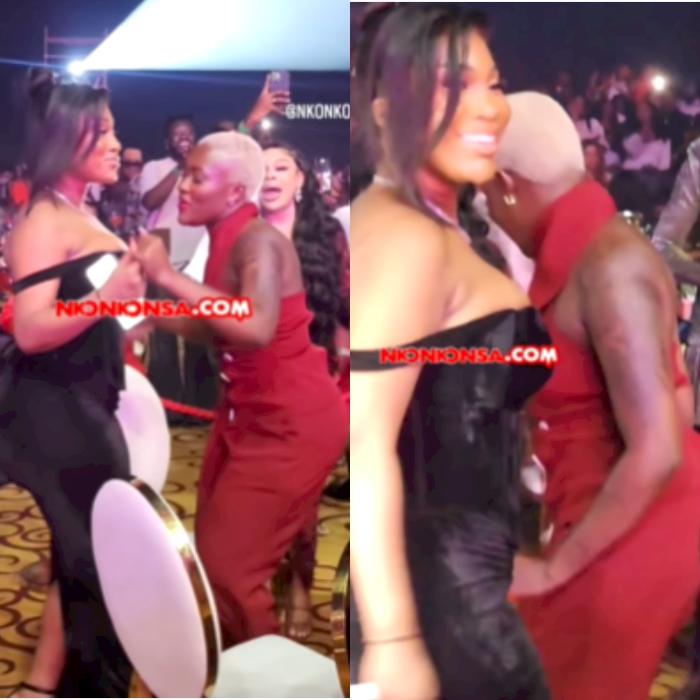 Shocking As Fella Makafui’s Butt Vanishes During Valentine’s Day Party