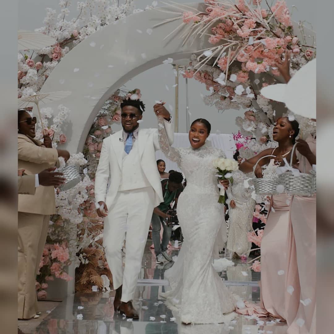 This Beautiful Video From Veekee James & Femi’s White Wedding Will Have You Beaming With Smiles