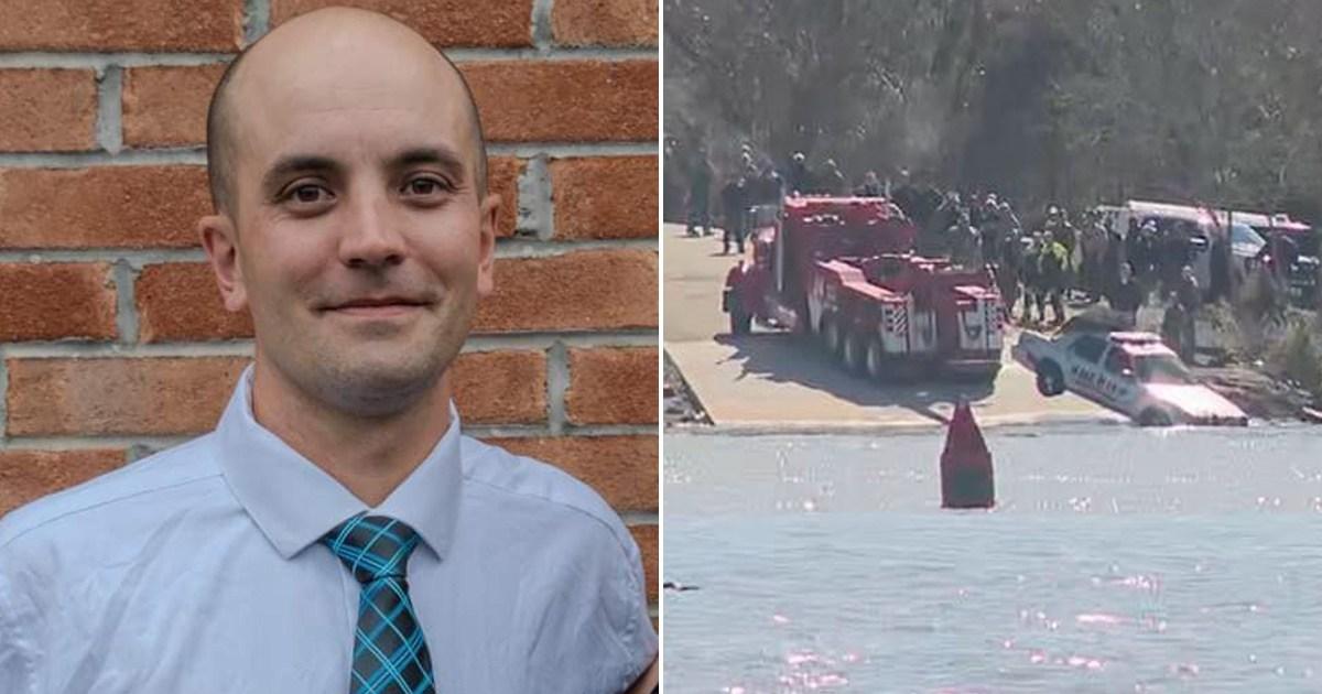 Woman found dead inside police car in river after cop’s chilling last call