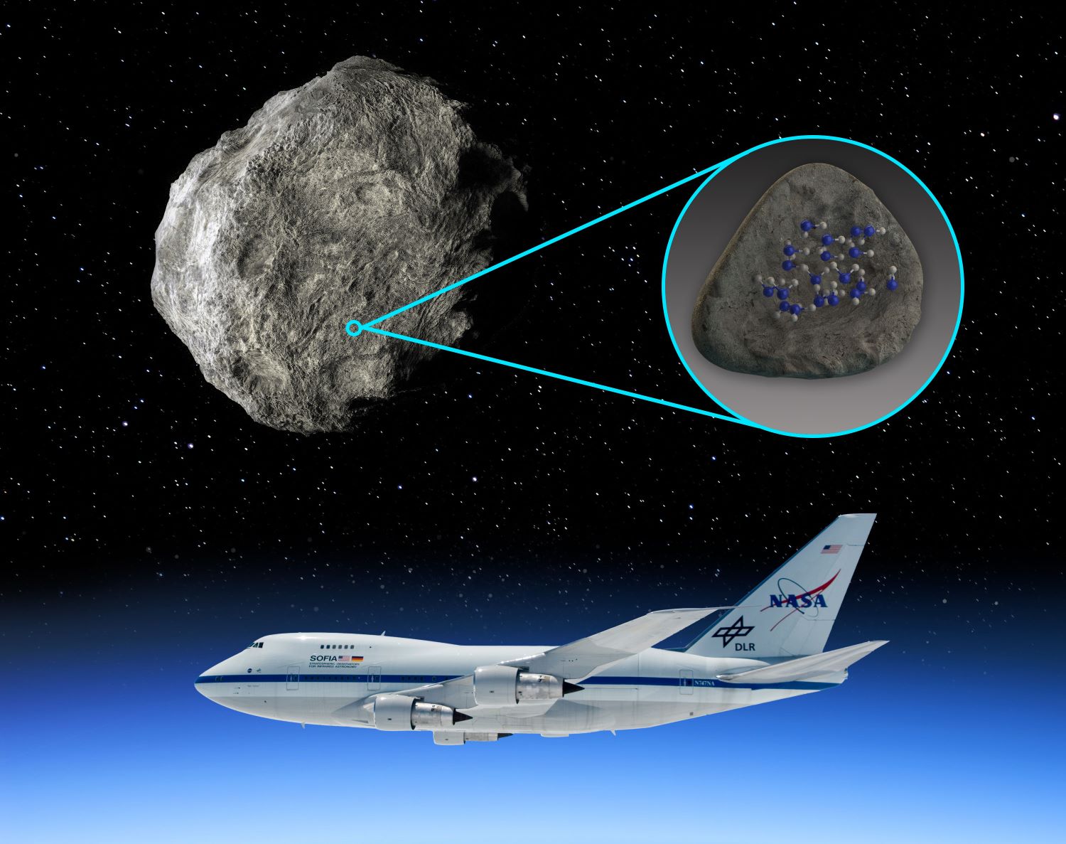 Water molecule found on Asteroid for the first time