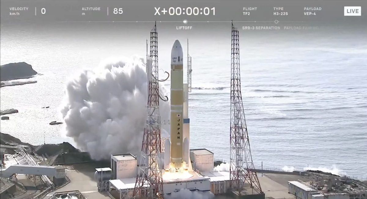 H3 reaches orbit on second launch