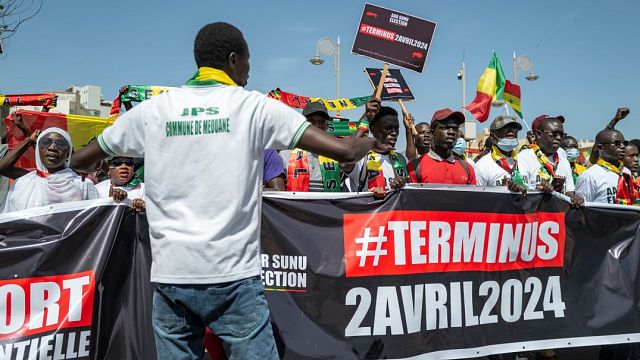 Senegalese citizens rally against presidential election postponement