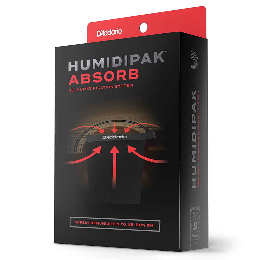 D’Addario’s New Humidipak Absorb Protects Instruments Against Excess Moisture