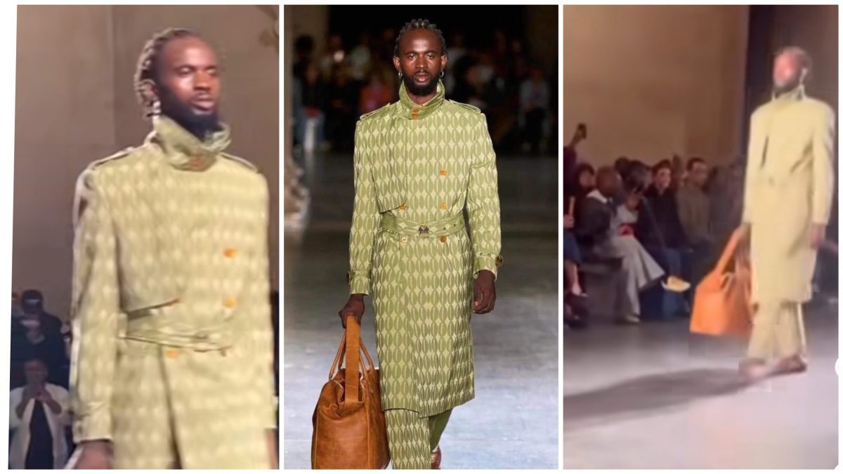 Black Sherif Makes Ghana Proud As He Models Some Clothes At The London Fashion Week