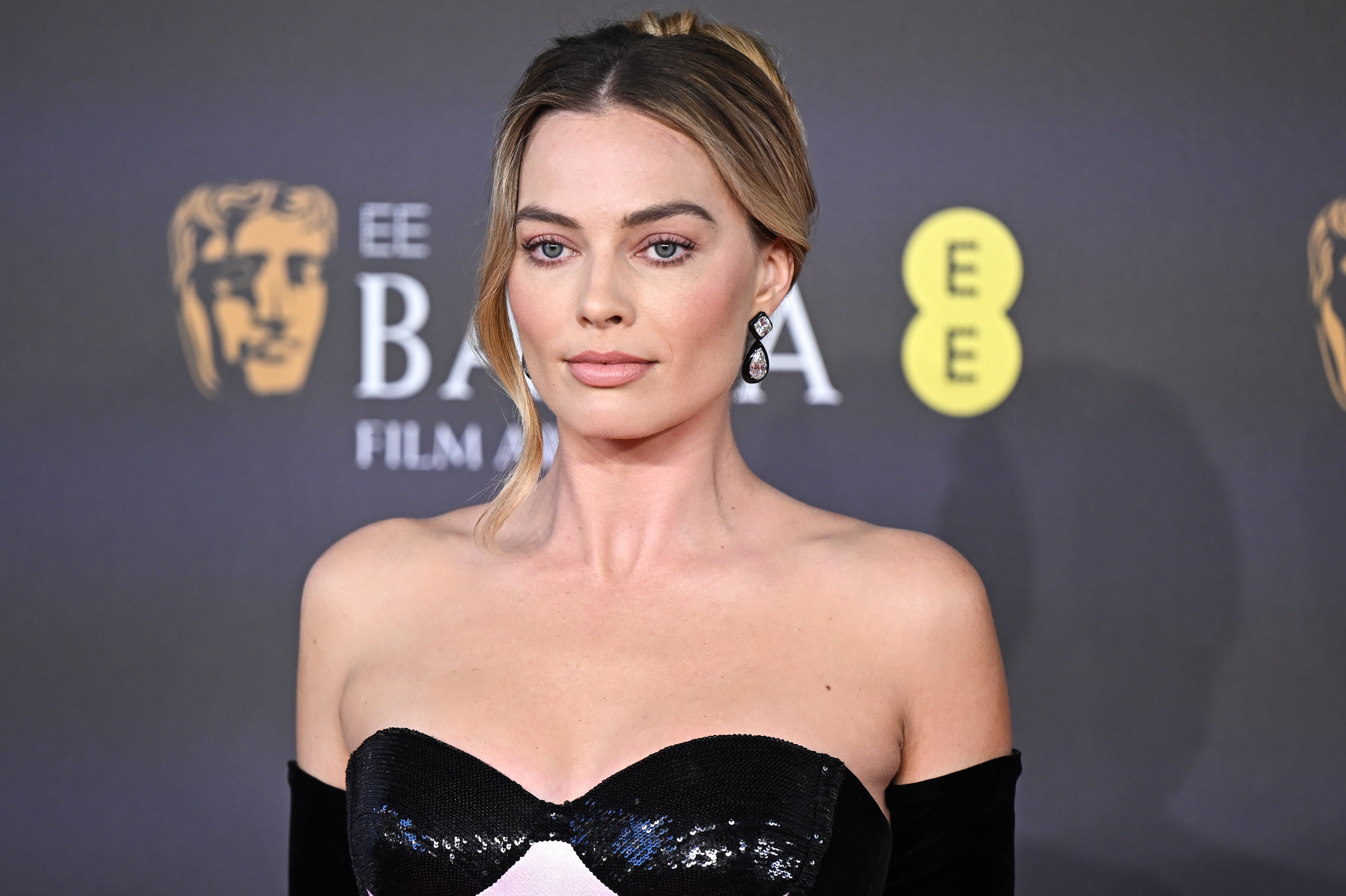 Margot Robbie Gave Her Barbie Style a Goth Twist on the 2024 BAFTAs Red Carpet