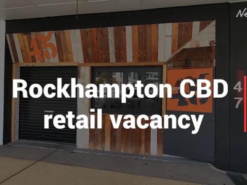 Rockhampton CBD retail vacancy