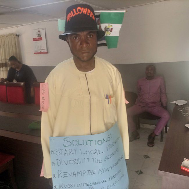 Economic hardship: Man embarks on lone protest in A’Ibom