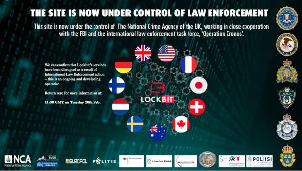 UPDATED: UK leads takedown of LockBit ransomware gang’s website