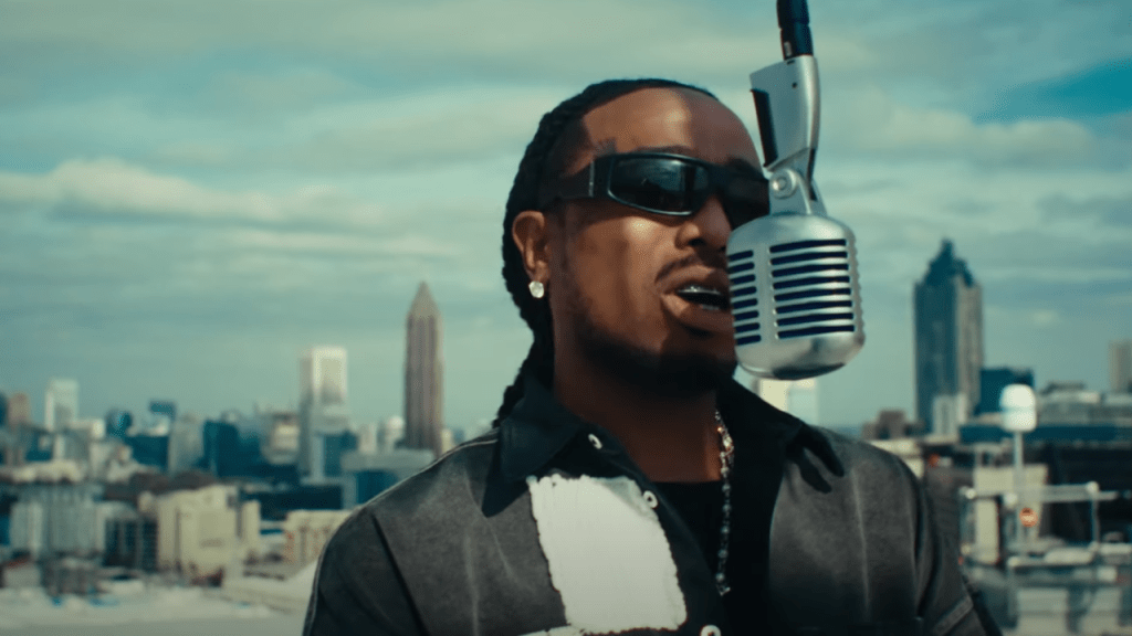 Quavo Towers Over Atlanta In “Himothy” Music Video