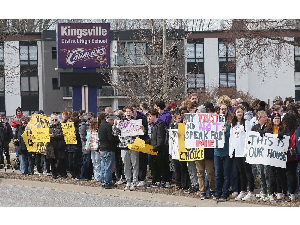 Protesters want name for new Kingsville school revisited