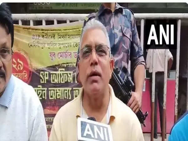 “She is running everywhere to save party, its leaders”: BJP MP Dilip Ghosh on Modi-Mamata meeting